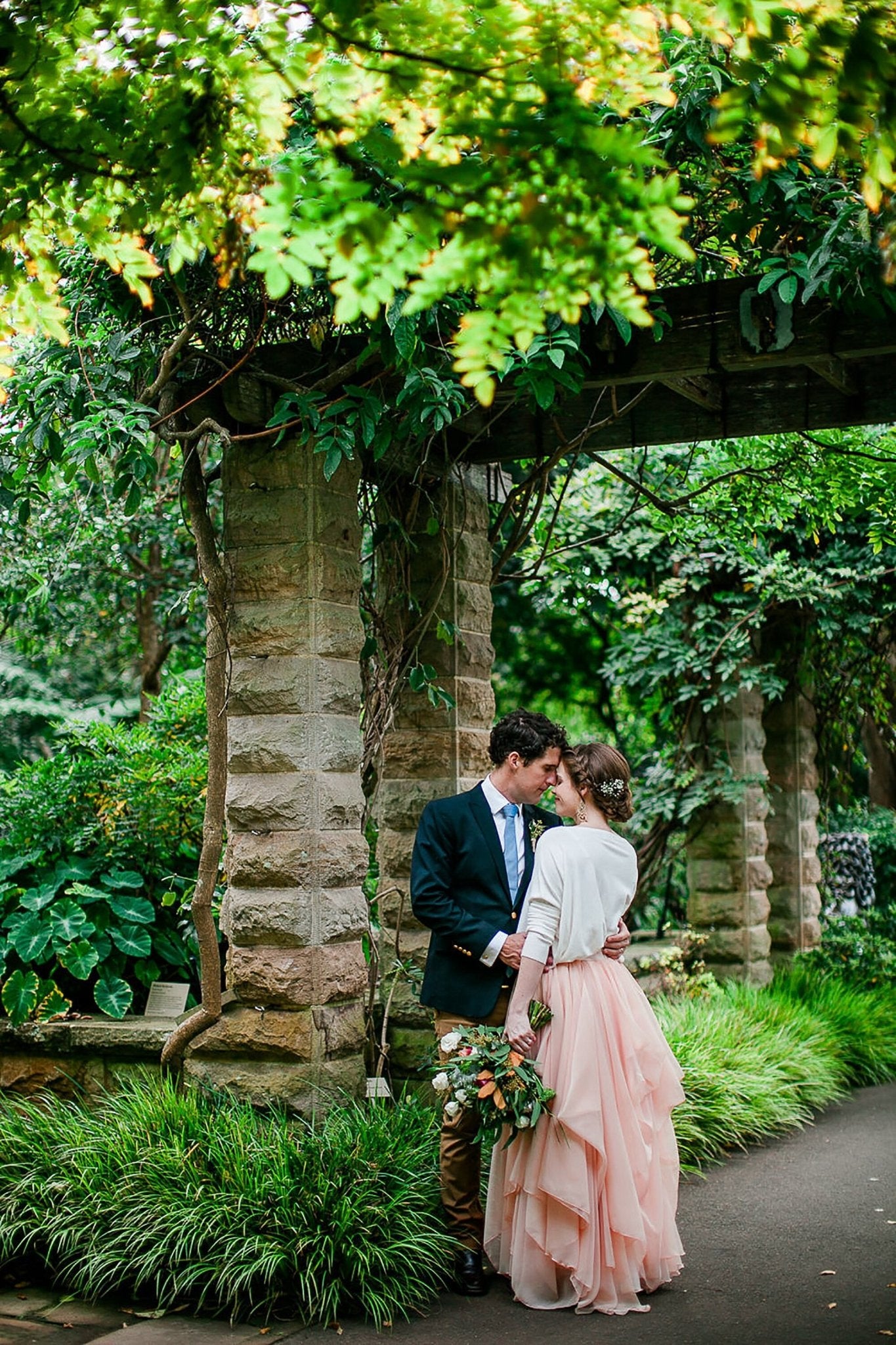Blush Draped Wedding Skirt – Flowing Bridal Separate for Ceremony or Photoshoot - Made To Measure Skirts By Asya Kolarova