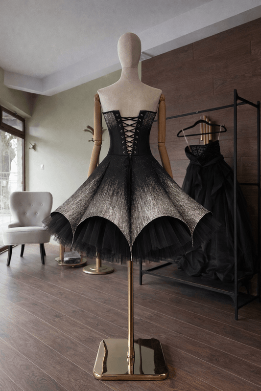 The Presence Dress — Corset & Sculpted Volume Skirt - Asya Kolarova
