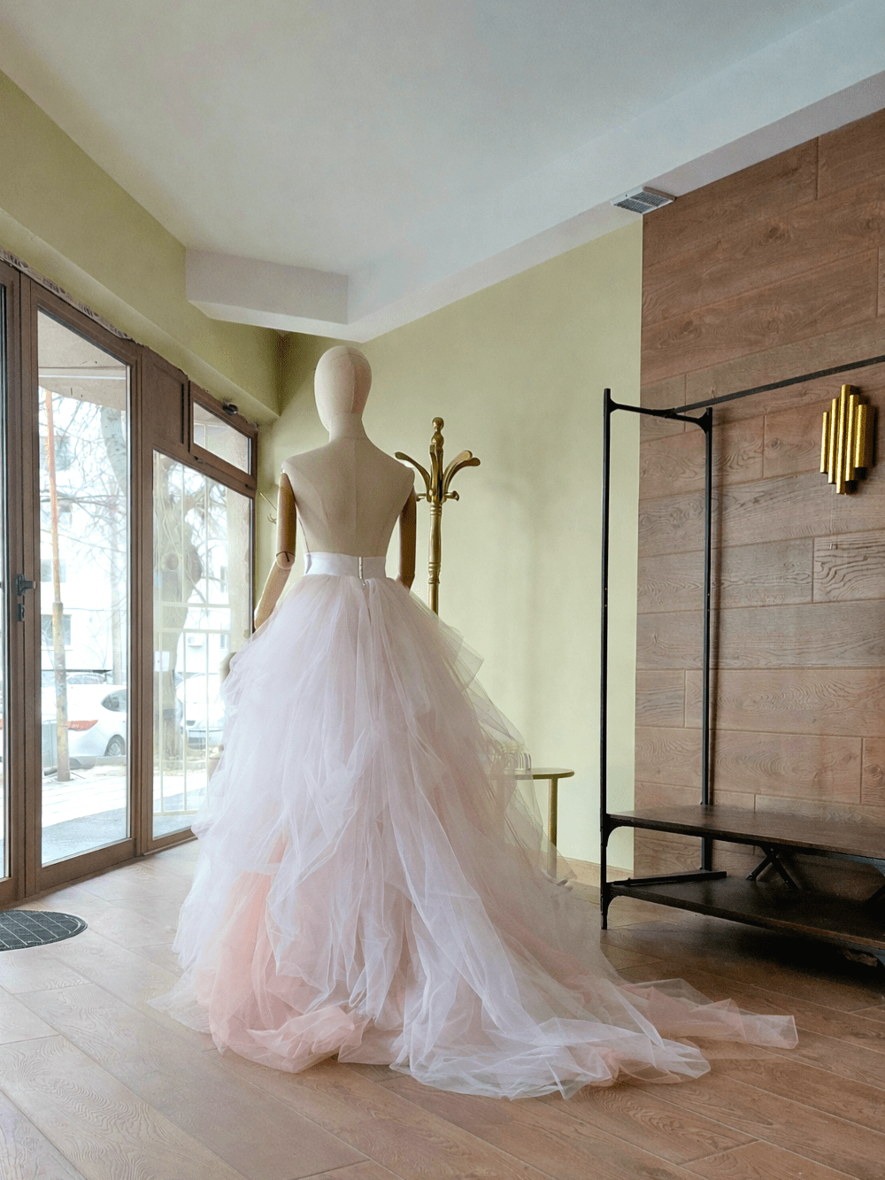 Blush Nude Tulle Skirt – Sculpted Volume Bridal Skirt – Made to Measure by Asya Kolarova - Asya Kolarova