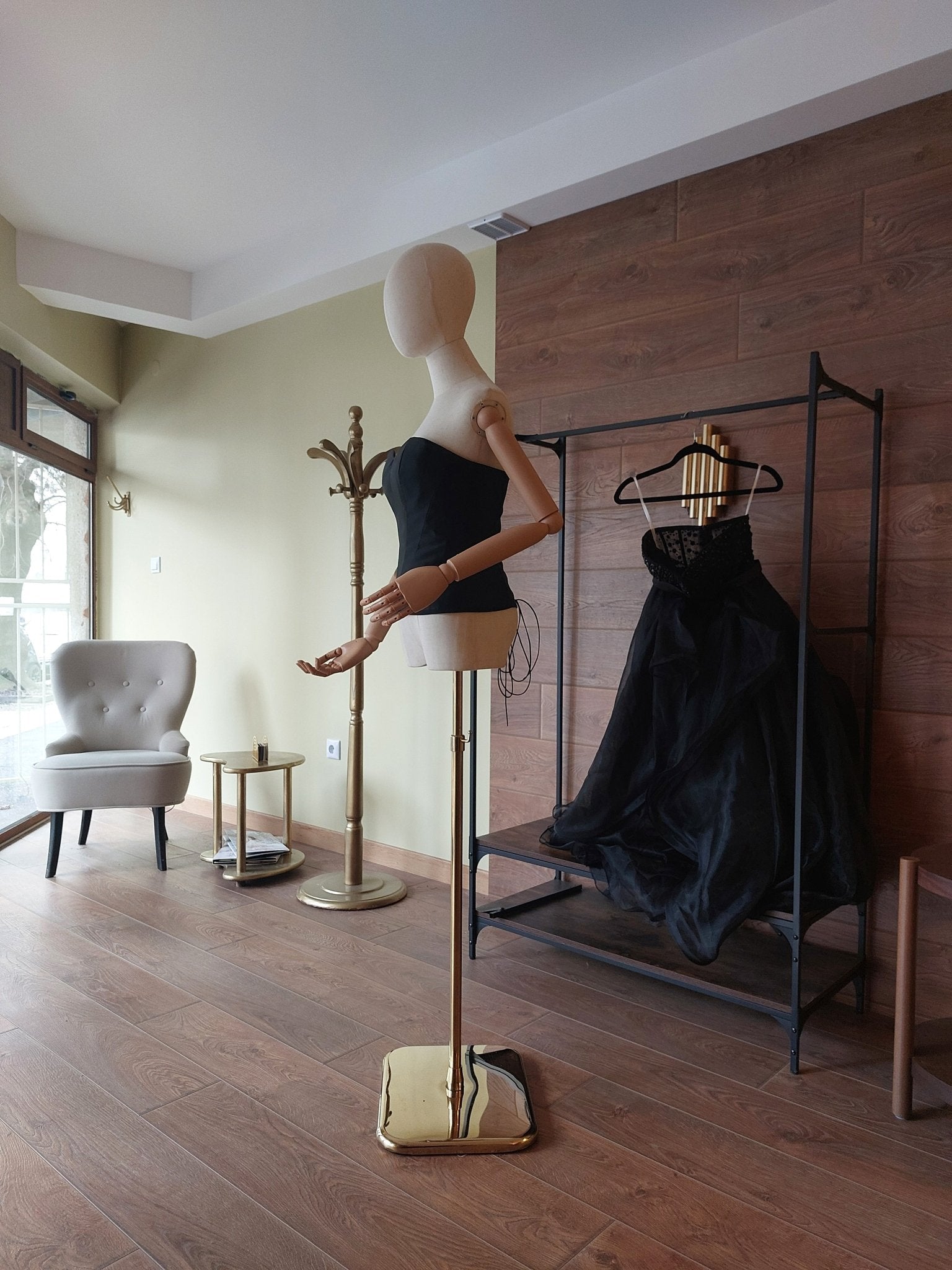 Hourglass Black Corset Top with Quilted Cups | Lace - Up Back Bustier | Custom Made Satin Corset - Made To Measure By Asya Kolarova