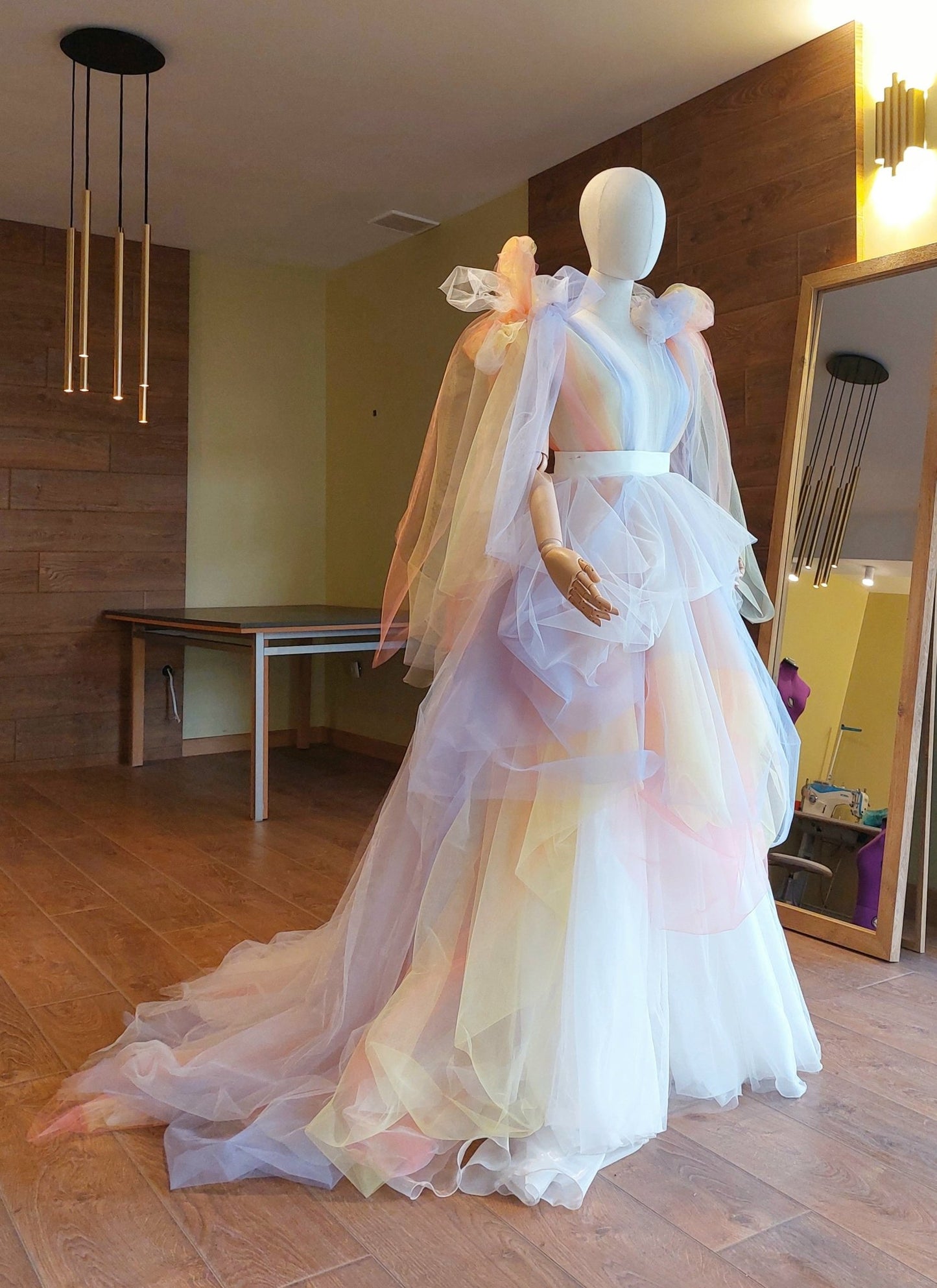 Ombre Tulle Bridal Skirt – Statement Wedding Skirt for the Modern Bride, Custom Made by Asya Kolarova - Asya Kolarova