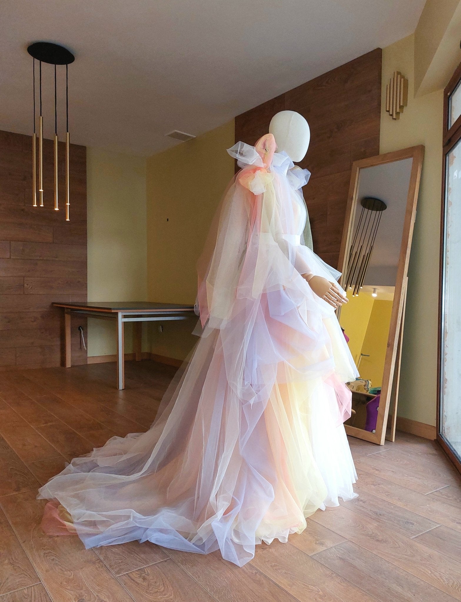 Ombre Tulle Bridal Skirt – Statement Wedding Skirt for the Modern Bride, Custom Made by Asya Kolarova - Asya Kolarova